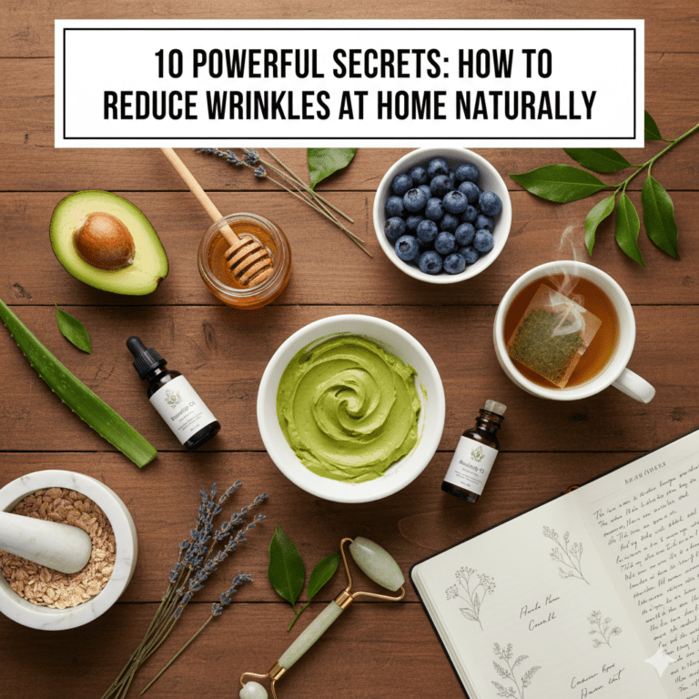10 Powerful Secrets: How to Reduce Wrinkles at Home Naturally.