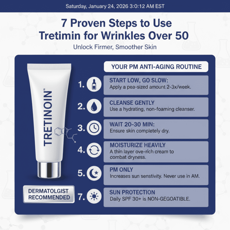 7 Proven Steps to Use Tretinoin for Wrinkles Over 50.
