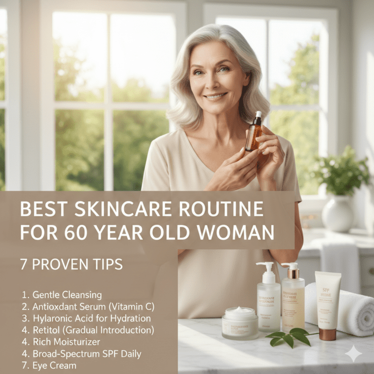 Best Skincare Routine for 60 Year Old Woman: 7 Proven Tips.