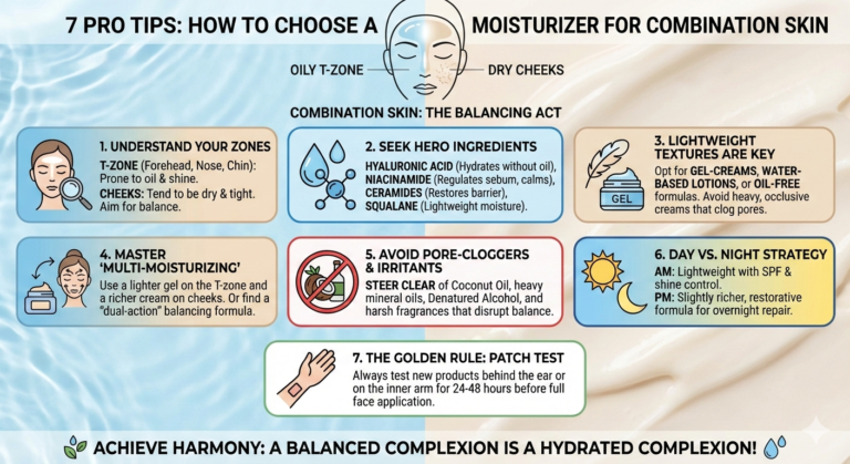 7 Pro Tips: How to Choose a Moisturizer for Combination Skin.