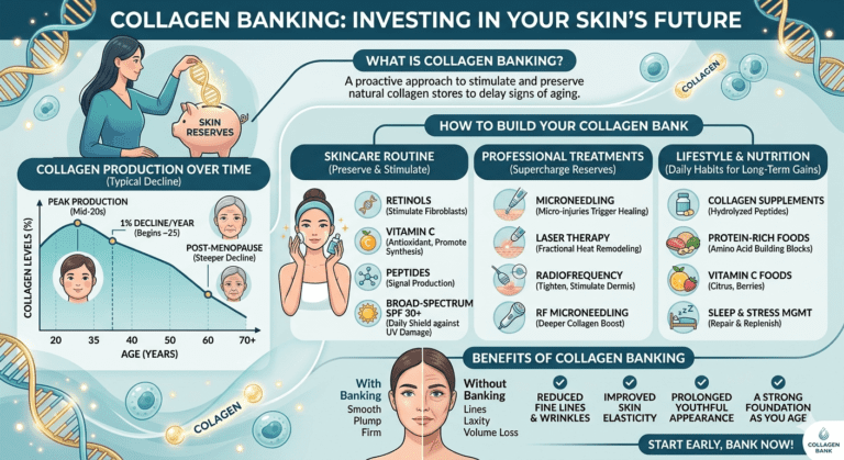 The Essential Science of “Collagen Banking”: How to Future-Proof Your Skin.