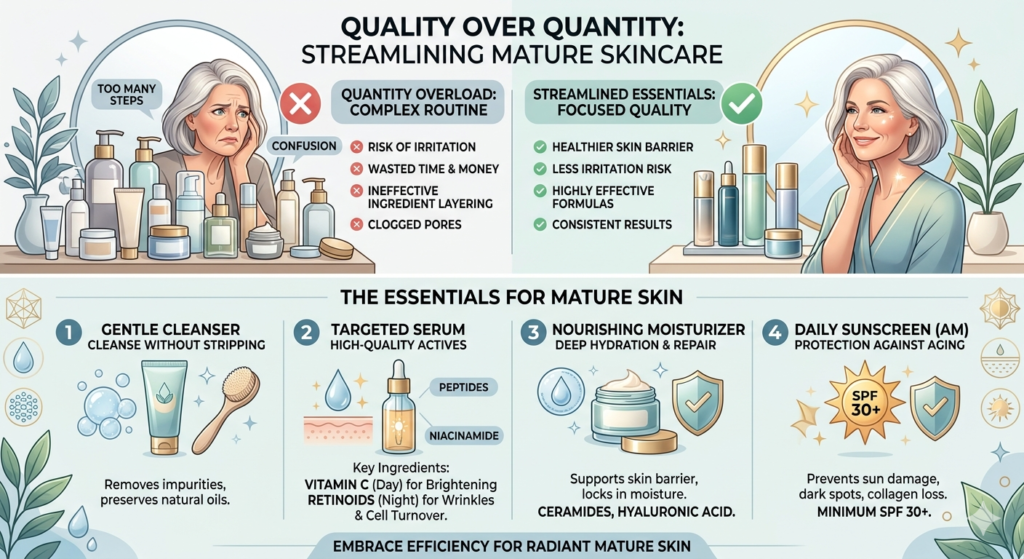 Mature Skincare Routine: 5 Best Ways to Simplify.