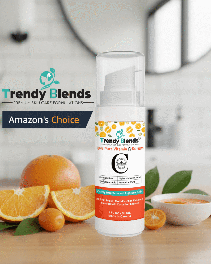 Vitamin C serum with citrus elements